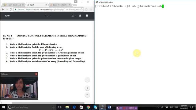 UNIX 3 UR14CS126 смотреть онлайн