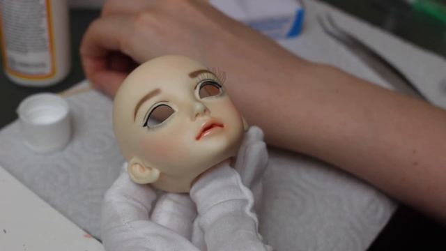 How to Apply Doll Eyelashes | PeachMuffin BJD смотреть онлайн