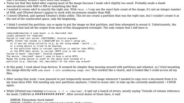 Unix & Linux: "Outside of the volume reference for inode..." How to proceed? смотреть онлайн