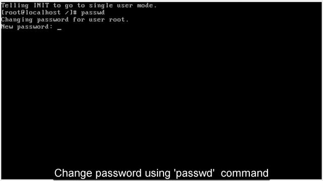 Reset PASSWORD in CentOS смотреть онлайн