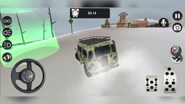 Offroad-Snow Jeep Simulator Update - All Army Cars Complete All Missions | Android Gameplay смотреть онлайн