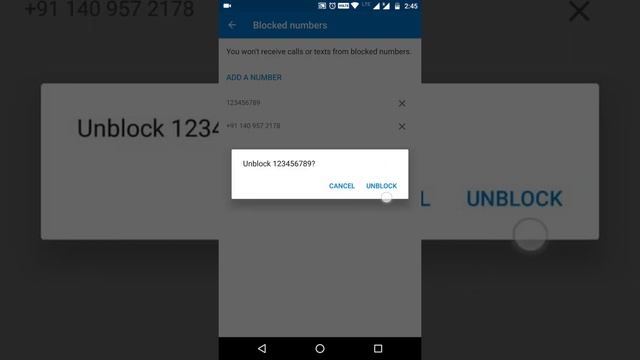 Call Blocking Settings - Nougat Android 7.0 mobile смотреть онлайн