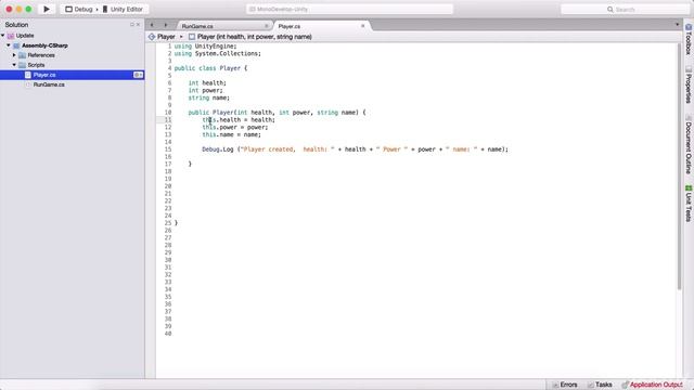 Classes and Objects in C# Programming with Unity in Mono Develop Tutorial 08 смотреть онлайн