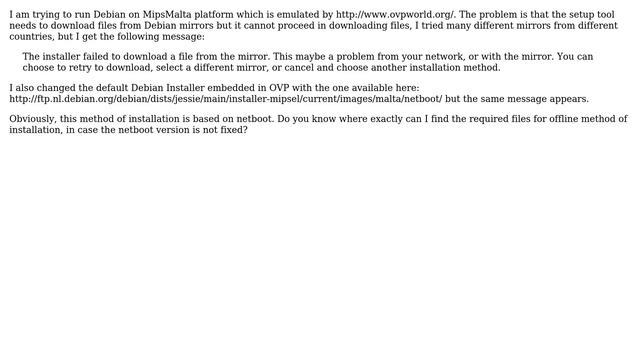 Unix & Linux: Debian on Virtual Mips Malta platform смотреть онлайн