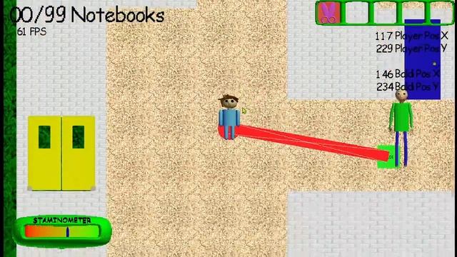 Baldi's Basics 2D Edition | Some fixes in Baldi's AI path finding and debug mode смотреть онлайн
