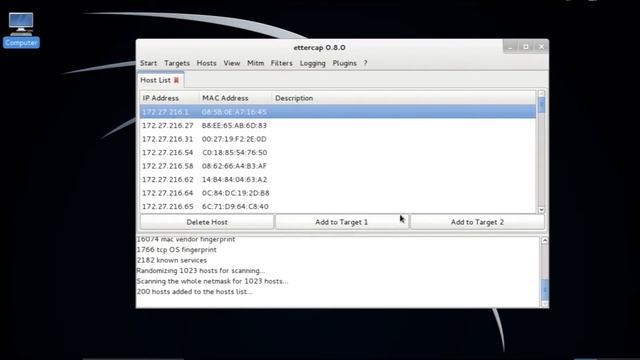 Ettercap pada Kali Linux смотреть онлайн