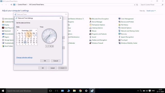 How to change Date and time on windows 10 computer/Laptop's смотреть онлайн