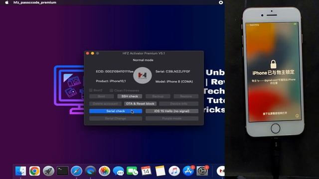 NEW Hfz Activator Untethered iCloud Bypass iOS 15.6.1 Locked to Owner iPhone/iPad Unlock iCloudBypa смотреть онлайн