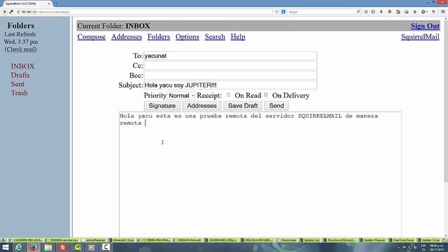 Servidor Squirrelmail Debian смотреть онлайн