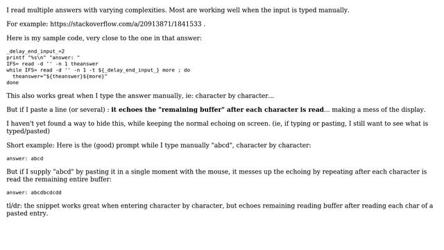 read 1 or several lines in bash - make it work when pasting (in addition to typing manually) смотреть онлайн