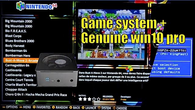 Classic Game Console X Mini PC Box 63000+ Retro Video For PS/GameCube Batocera смотреть онлайн
