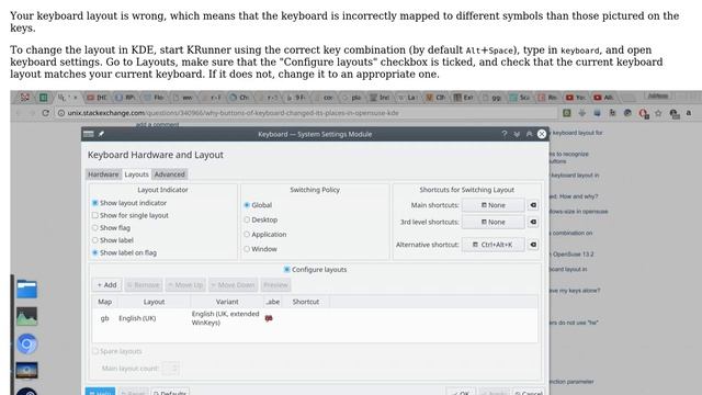 Unix & Linux: Why buttons of keyboard changed its places in openSUSE KDE? смотреть онлайн