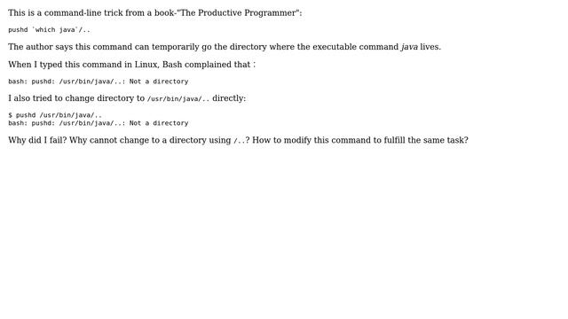 Unix & Linux: Go to the directory where the executable command lives смотреть онлайн