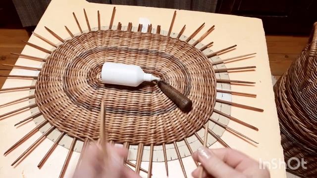 Овальный короб ( корзина) для белья Часть 2