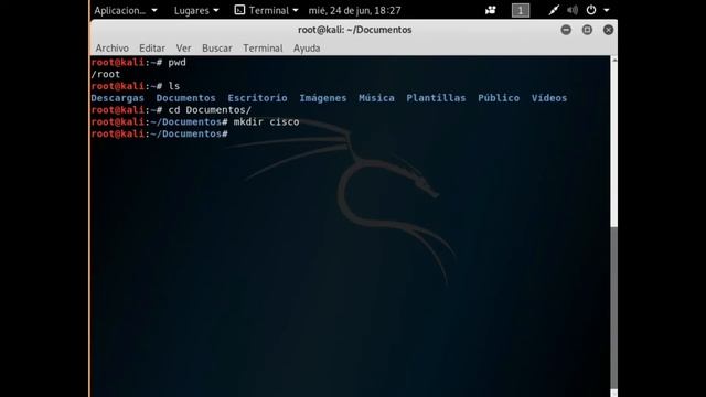 Utilizar pwd, cd, mkdir y ls En La Terminal de Kali Linux # parte 1 ||MUNDO \\ RED смотреть онлайн