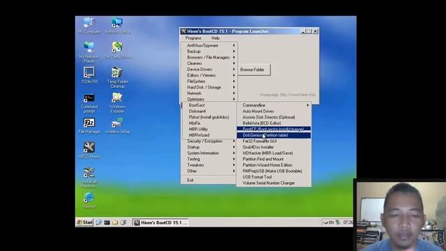 tutorial cara mengistall windows xp menggunakan hiren boot CD смотреть онлайн