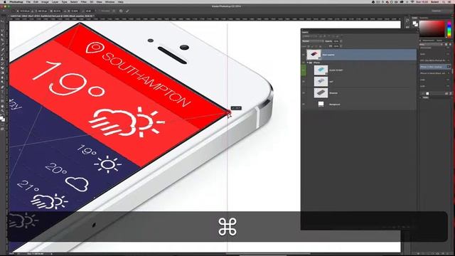 Overlay GUI on device - Adobe Photoshop смотреть онлайн