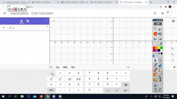 GeoGebra CAS Calculator