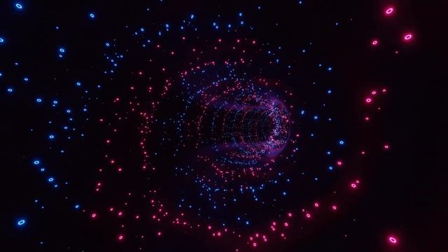 Calm and Relaxing Live Wallpaper 4k Motion Graphics I Star Tunnel Pink and Cyan I Video Loop смотреть онлайн