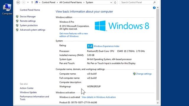Windows 8.0 Professional - Use Device Manager смотреть онлайн