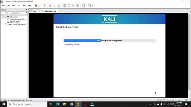 KALI Install on VMware Workstation Pro 16 смотреть онлайн