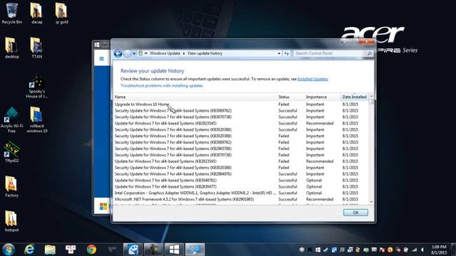 Upgrade to Windows 10 home from Windows 7 got Windows Update error 80240020 смотреть онлайн
