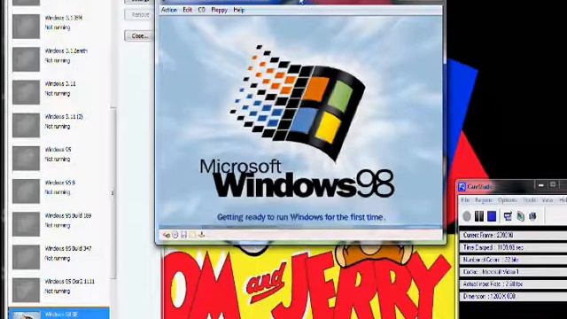 Windows 98 SE Installation In Microsoft Virtual Pc 2007.wmv смотреть онлайн