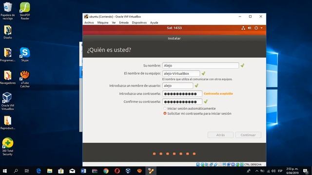 Instalacion Ubuntu 18.04 en virtualbox смотреть онлайн