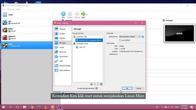 Tutorial Instalasi Linux mint di VirtualBox смотреть онлайн