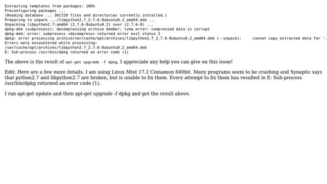 Unix & Linux: Unexpected end of file or stream смотреть онлайн