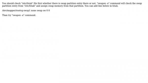Why after swap increasing and swapoff and swapon , swap total return to the previous value?
