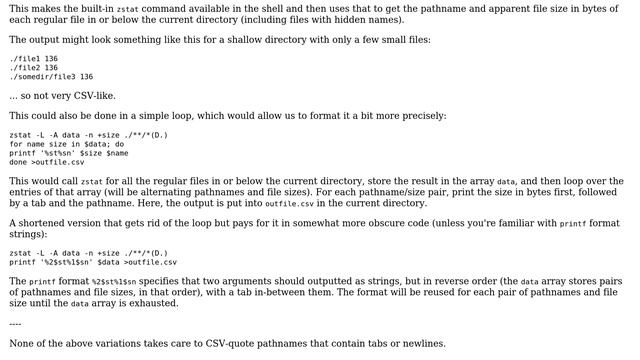 Unix & Linux: save in a text file list of files with the size of each file (4 Solutions!!) смотреть онлайн