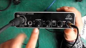 (Drivers download)Behringer U-PHORIA Interface Test and drivers , latency solved