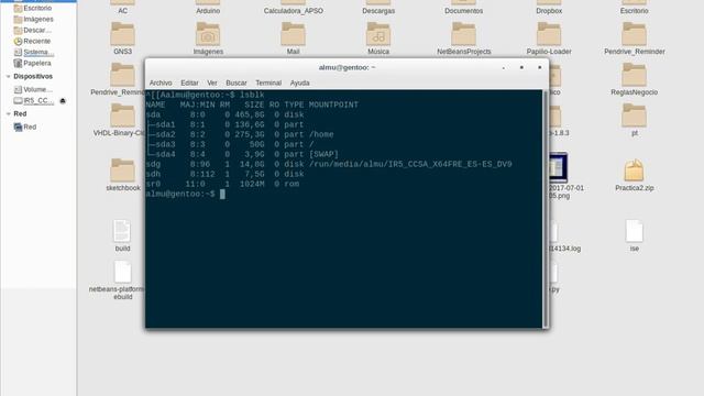 Pendrive Reminder: Funcionamiento en Gentoo смотреть онлайн