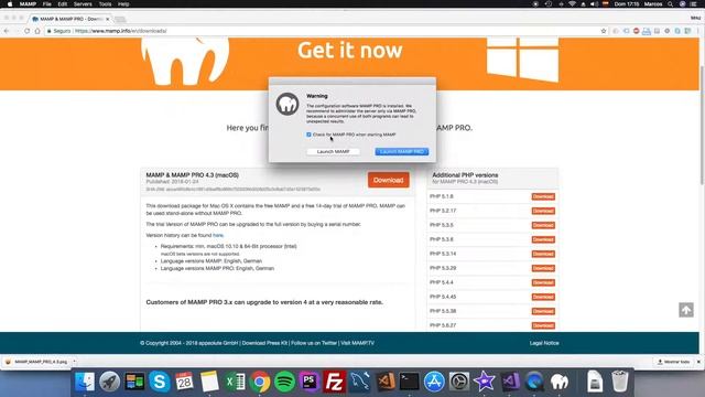 Instalacion MAMP en mac os смотреть онлайн