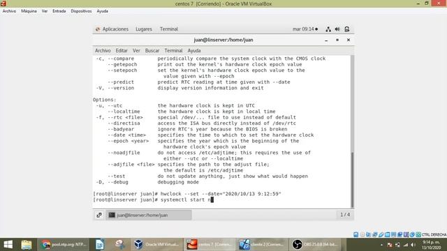 server NTP CentOs7 смотреть онлайн