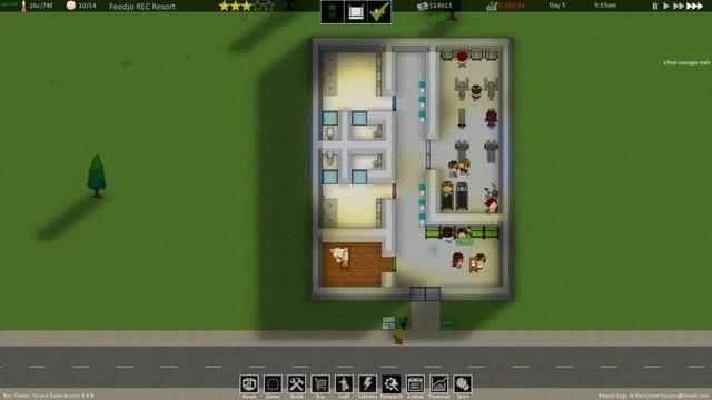 Rec Center Tycoon | Linux (Proton) Gameplay смотреть онлайн