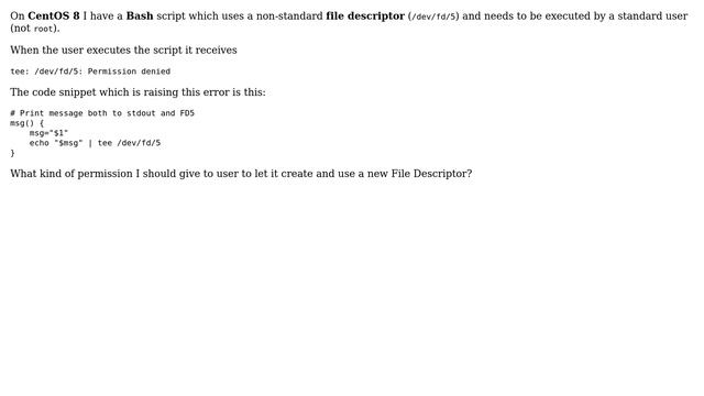 User permission to create new File Descriptor смотреть онлайн