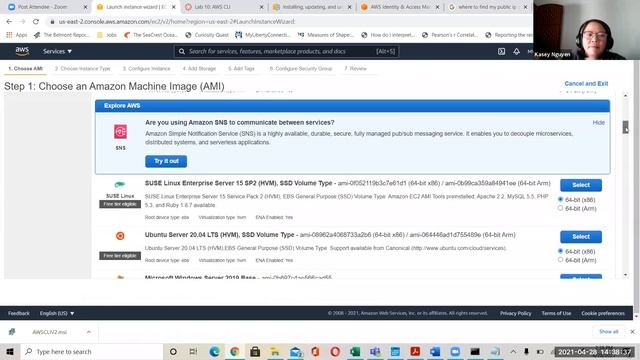 CIS30B Lab 10 AWS CLI and using EC2 смотреть онлайн