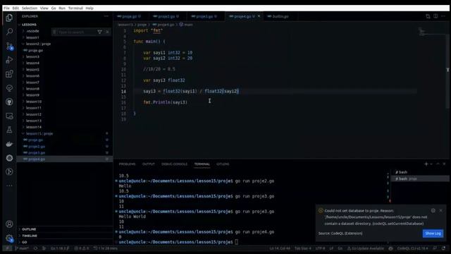 [GOLANG] Veri Tipi Dönüşümleri смотреть онлайн