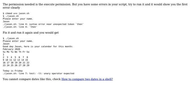 What permissions do I need to run a script, and how would I implement them? I think some things... смотреть онлайн