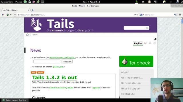 Tails 1 3 2 Built for Privacy and Anonymity Linux Distribution, First Impressions Review смотреть онлайн