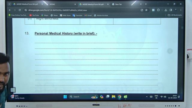 Sainik School Medical 2024 - All Details (including form) смотреть онлайн