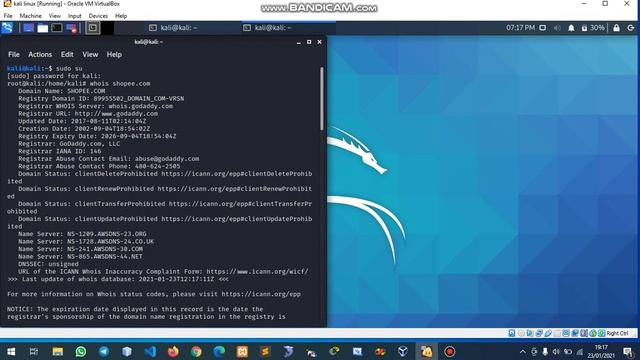 Penjelasan FootPrinting Menggunakan Perintah Whois смотреть онлайн