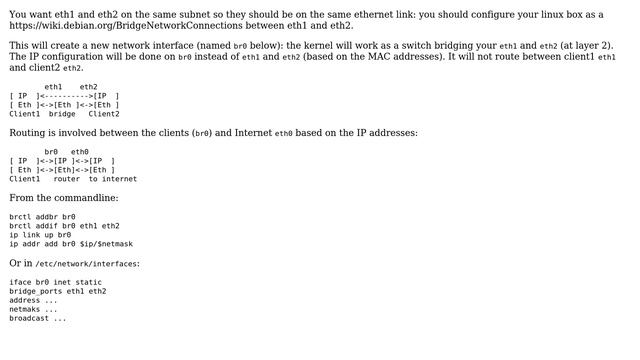 Linux-Networking: How do I get routing to work with two network interfaces on the same subnet? смотреть онлайн