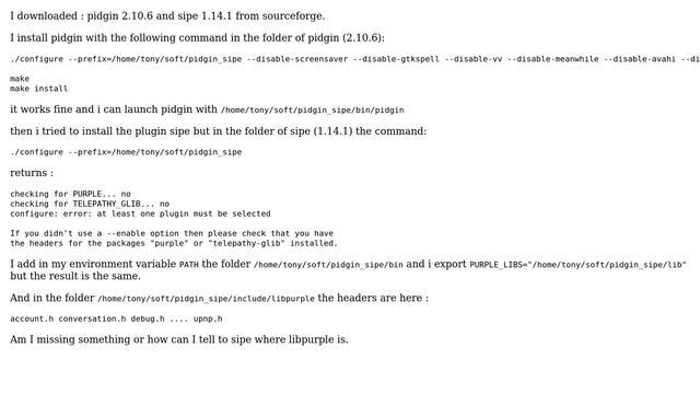 Unix & Linux: sipe (plugin pidgin-gaim) unable to find libpurple headers (2 Solutions!!) смотреть онлайн
