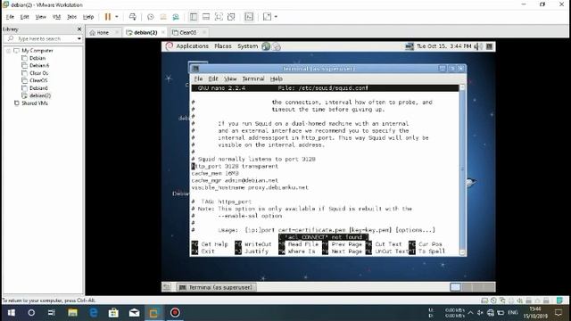Konfigurasi Proxy Server Pada Debian смотреть онлайн