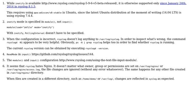 Unix & Linux: How to redirect logs to syslog for an application which doesn't support syslog yet? смотреть онлайн