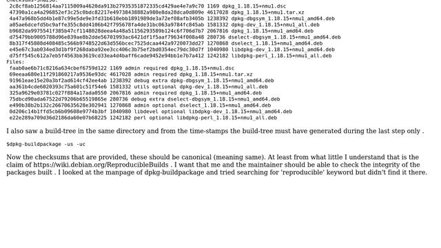 Unix & Linux: Building a .deb package reproducibly смотреть онлайн