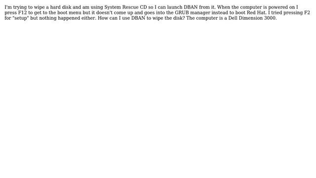 Computer won't boot to system rescue CD, goes to GRUB bootloader instead (2 Solutions!!) смотреть онлайн
